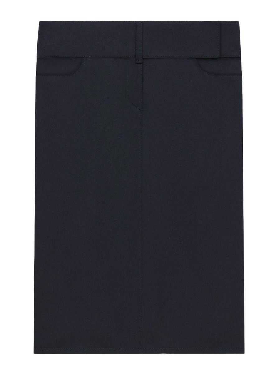 Courreges Jupe Midi - Bleu