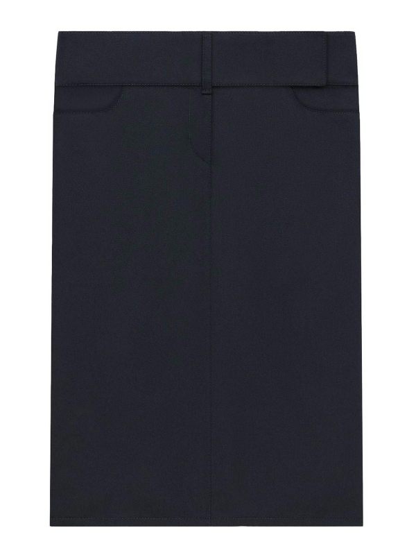Courreges Jupe Midi - Bleu