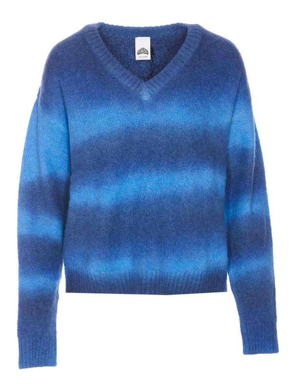 Jet Set Pull Col Rond - Bleu