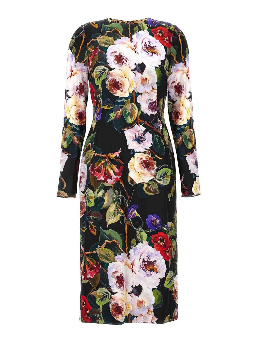 Dolce & Gabbana Robe Au Genou - Multicolore