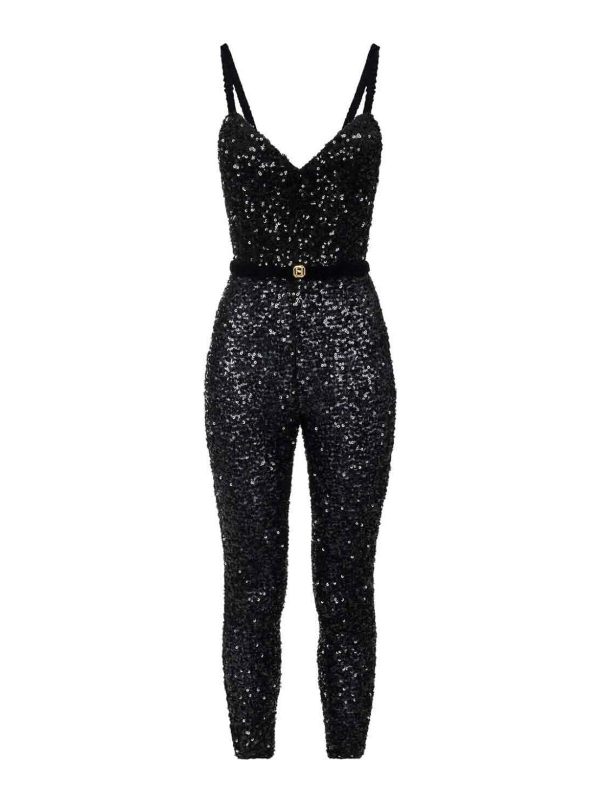 Elisabetta Franchi Combinaison - Noir