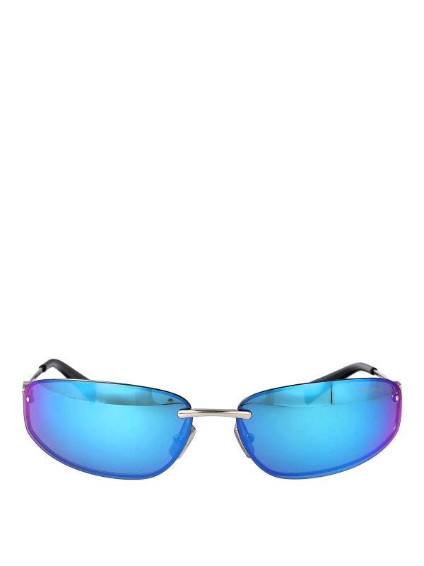 Miu Miu Lunettes De Soleil - Argent