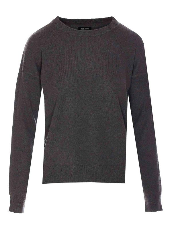 Zadig & Voltaire Pull Col Rond - Gris
