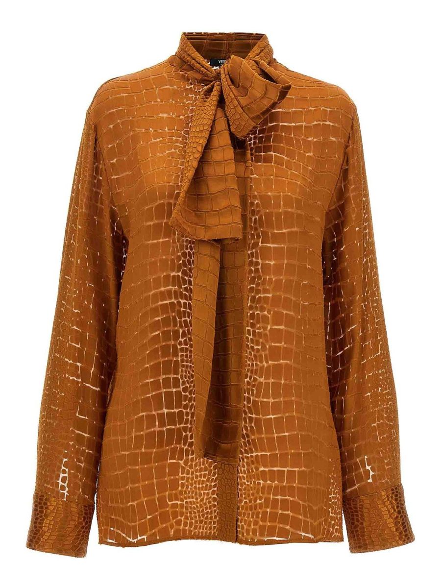 Versace Chemise - Marron