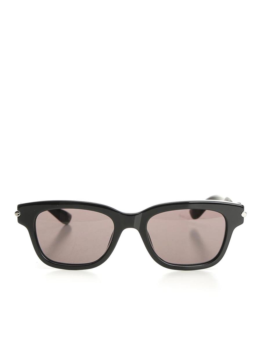 Alexander Mcqueen Lunettes De Soleil - Noir