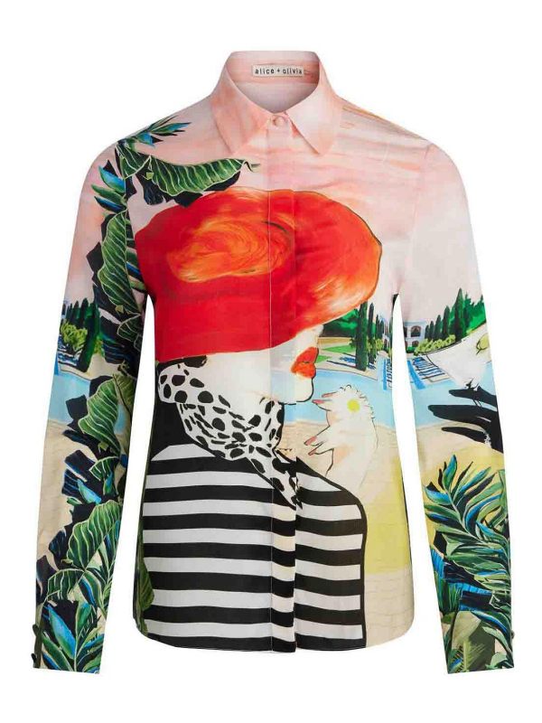 Alice+Olivia Top - Rouge