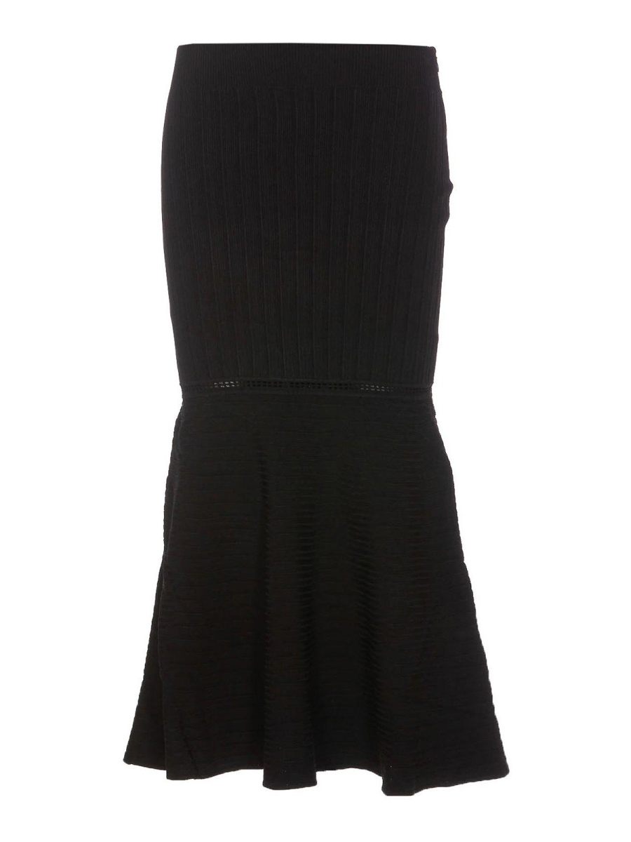 Victoria Beckham Jupe Midi - Noir