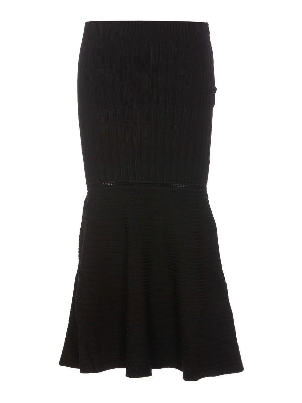 Victoria Beckham Jupe Midi - Noir