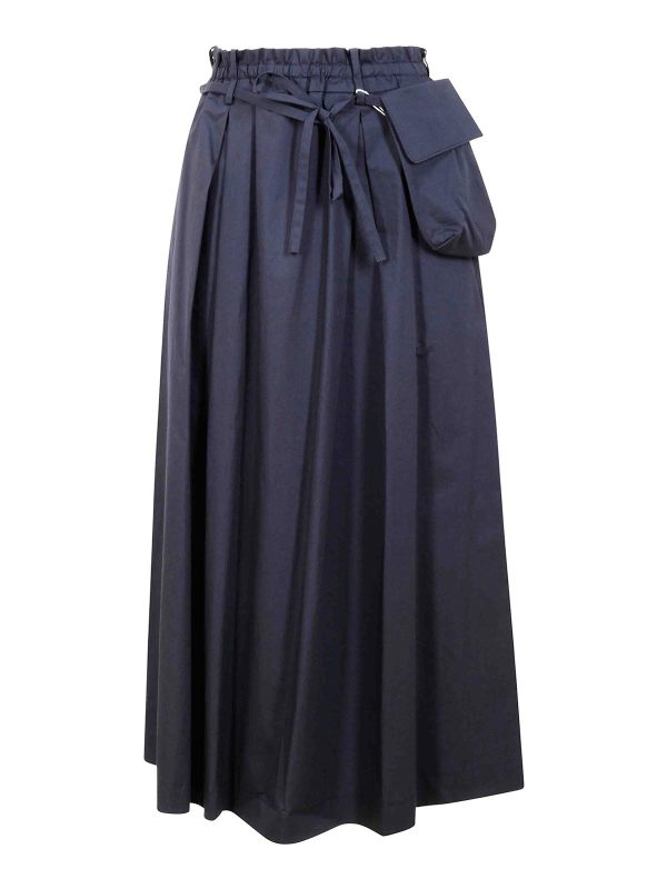 Incotex Jupe Midi - Bleu Foncé