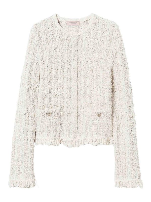 Twinset Veste Casual - Crème