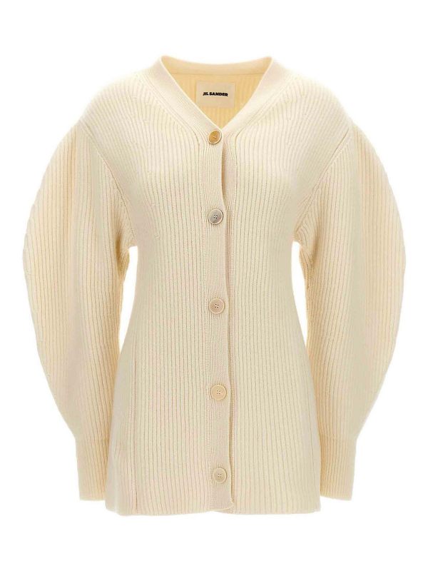 Jil Sander Cardigan - Blanc