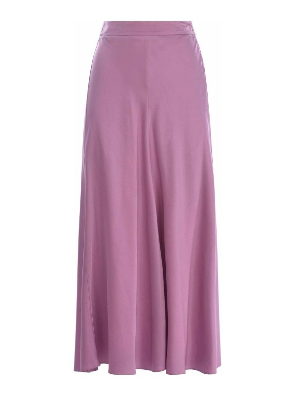 Forte Forte Jupe Midi - Violet Clair