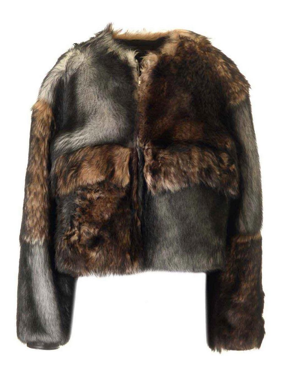 Durazzi Milano Manteau Court - Multicolore