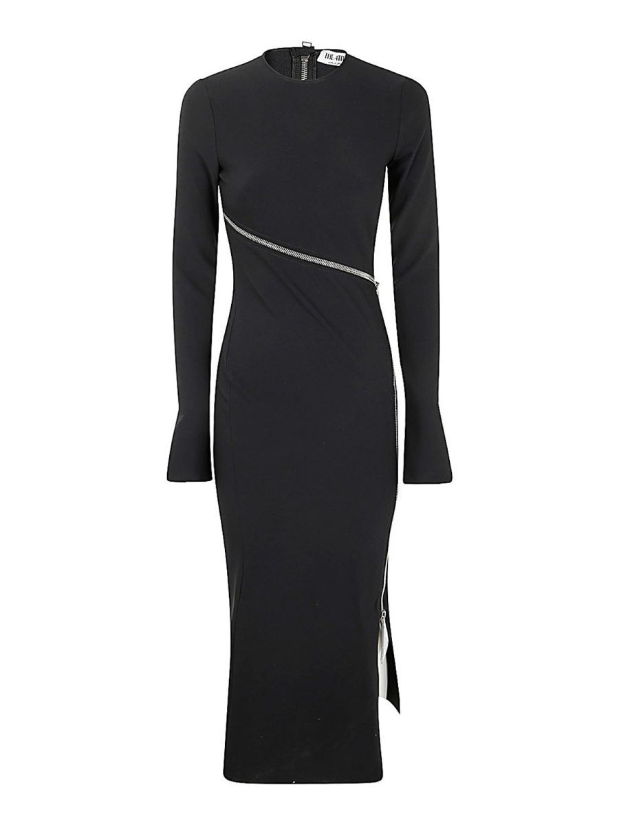 The Attico Robe Au Genou - Noir