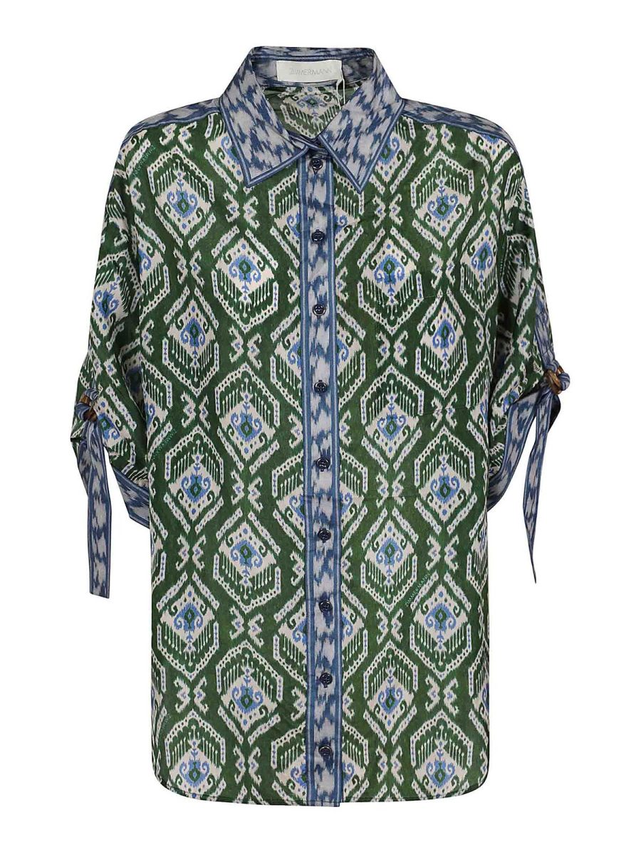 Zimmermann Chemise - Vert