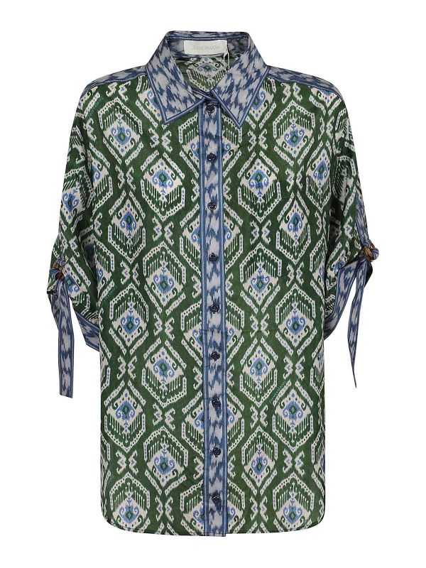 Zimmermann Chemise - Vert