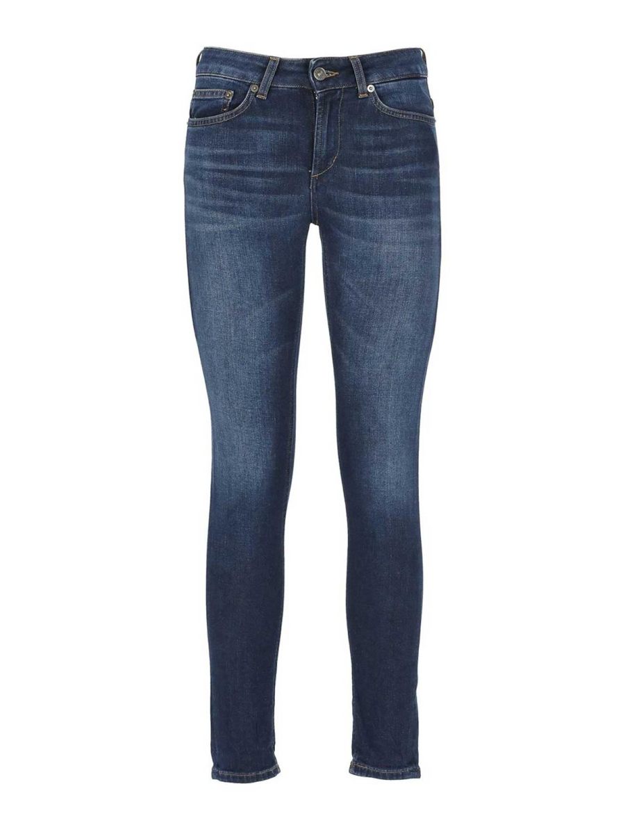 Dondup Jean Skinny - Foncé Délavé