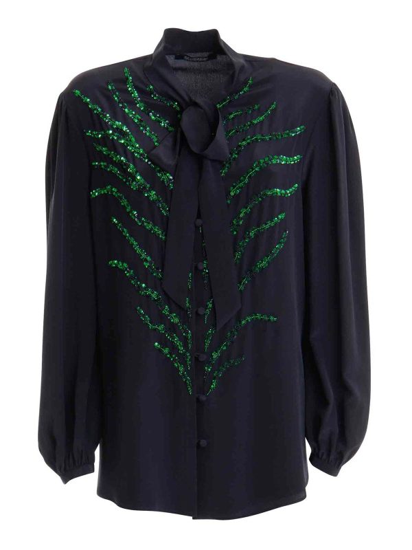 Roberto Cavalli Chemise - Noir