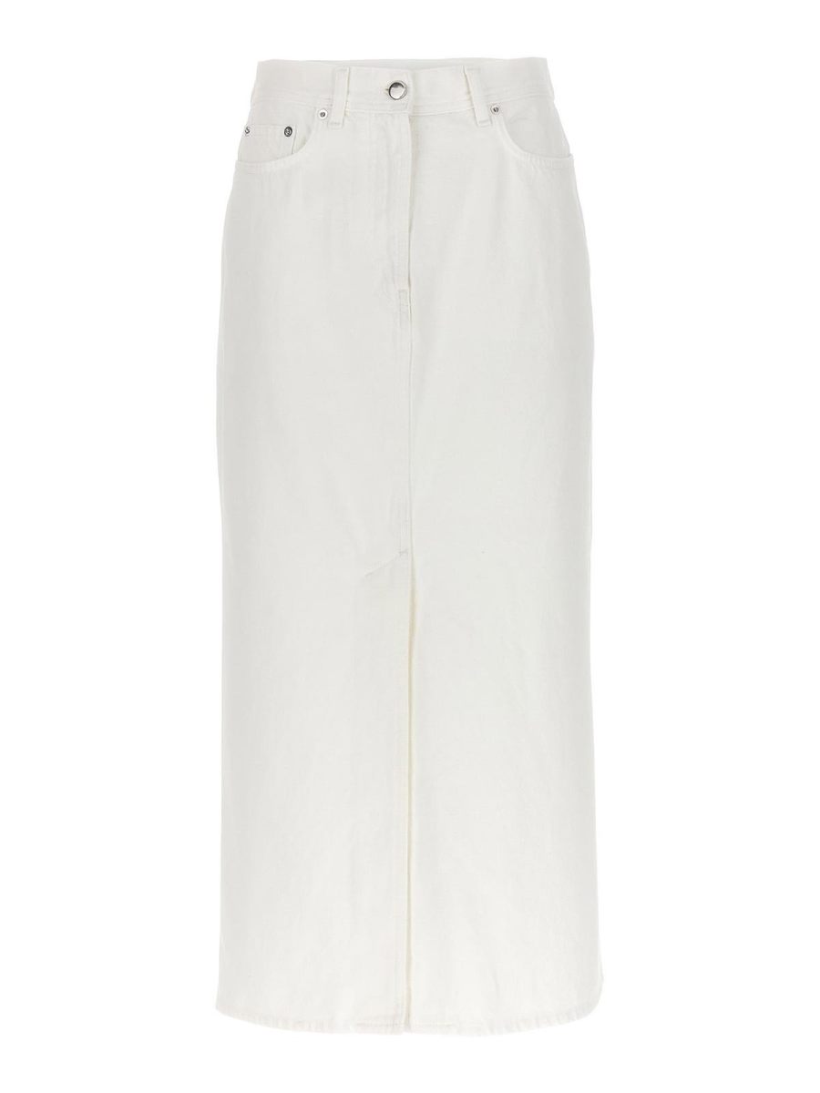 Loulou Studio Jupe Midi - Blanc