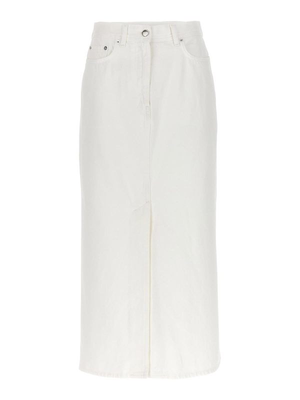 Loulou Studio Jupe Midi - Blanc