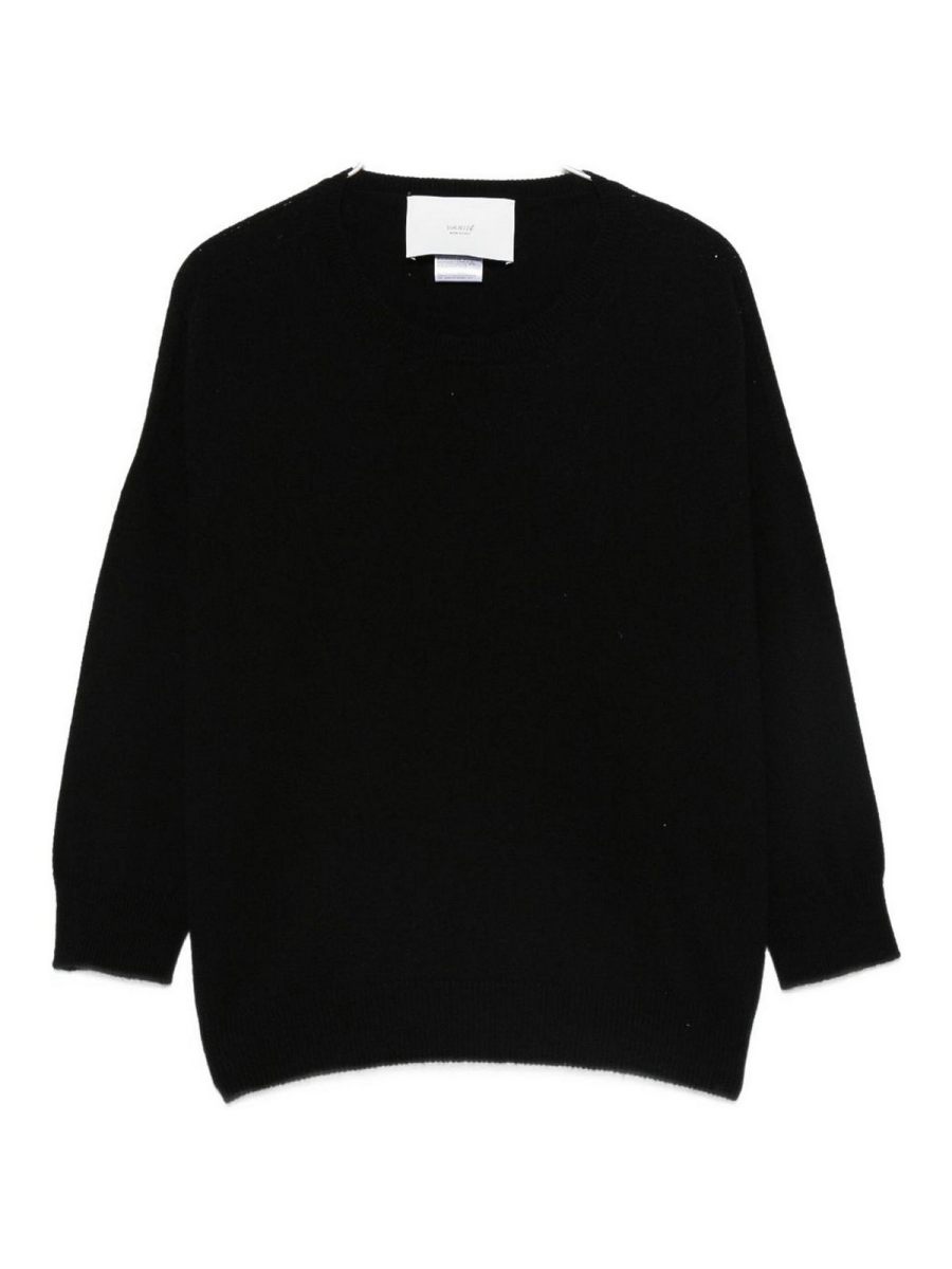 Vanisé Pull Col Rond - Noir