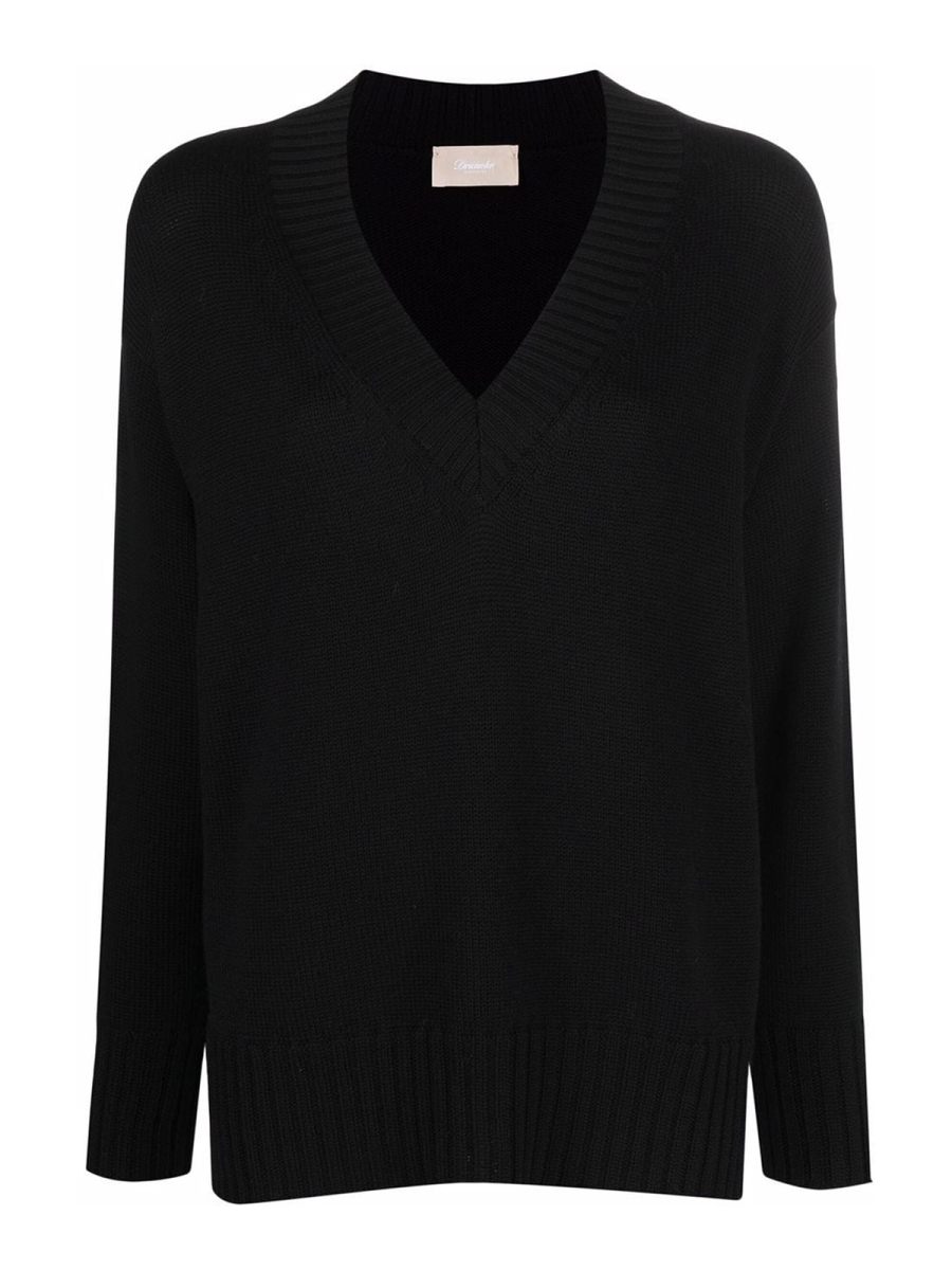 Drumohr Pull À Col V - Noir