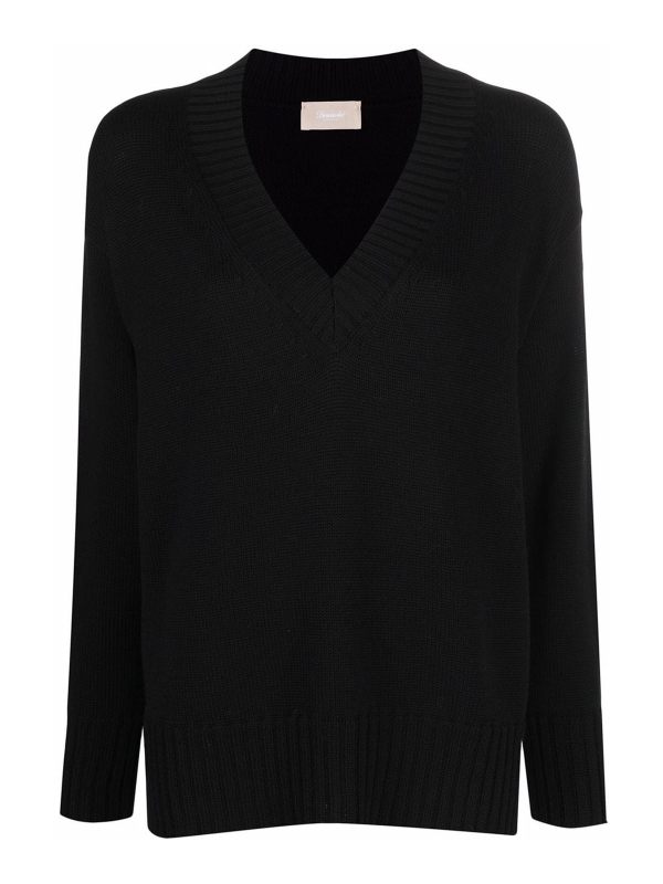 Drumohr Pull À Col V - Noir