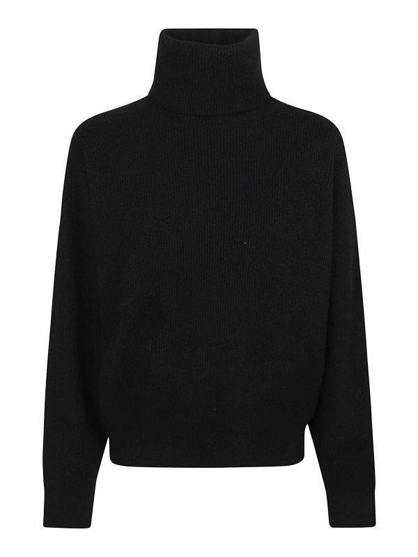 Brunello Cucinelli Pull Col Roulé - Noir