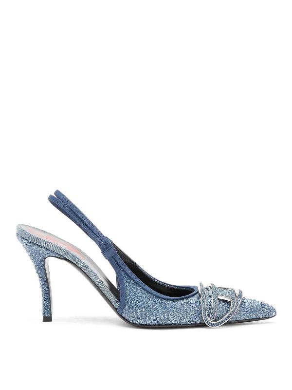 Diesel Chaussures À Talon - Bleu