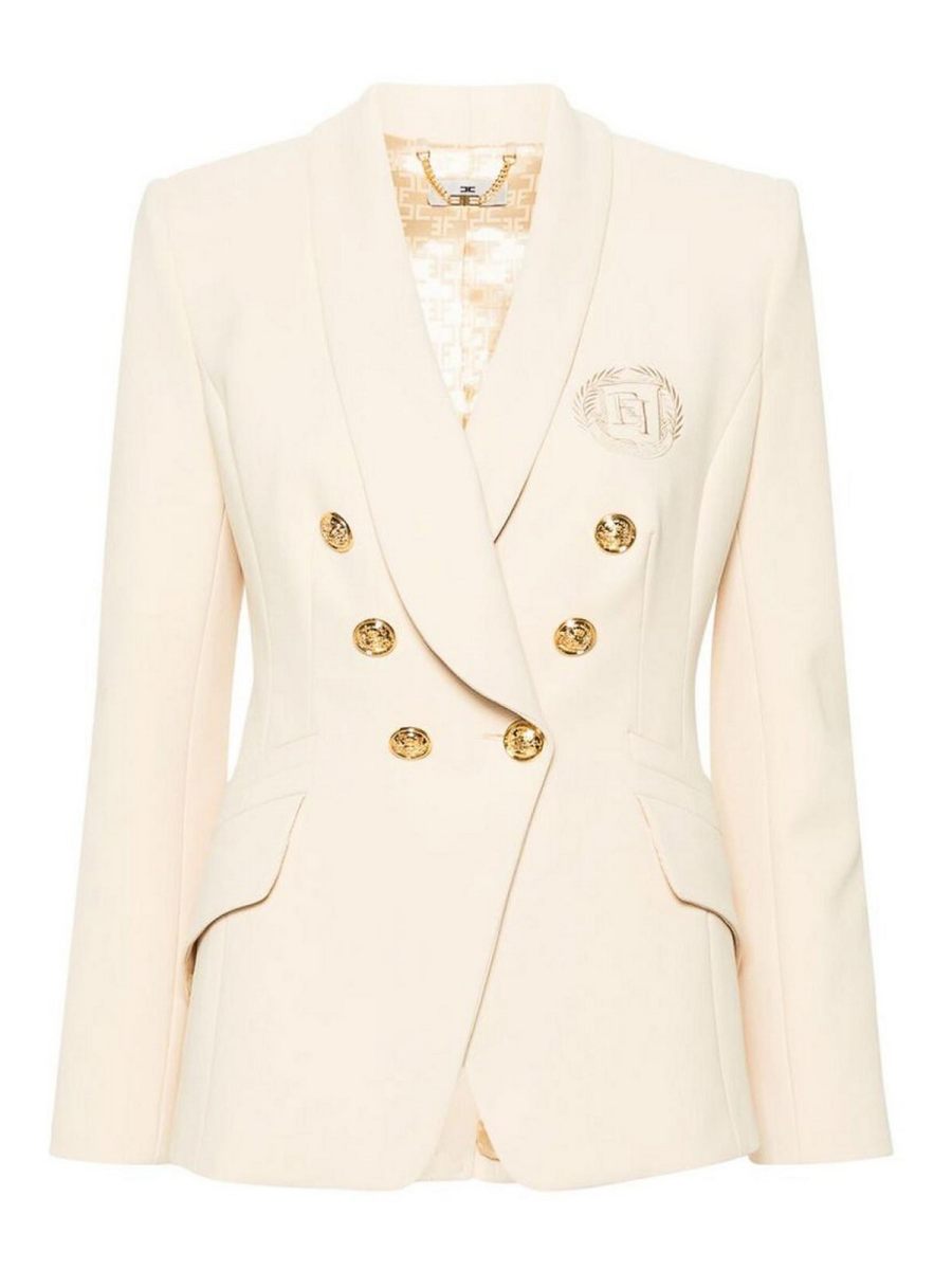 Elisabetta Franchi Veste Casual - Jaune