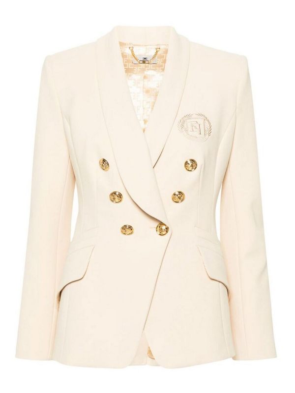 Elisabetta Franchi Veste Casual - Jaune