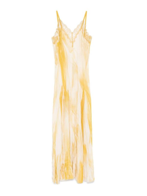 Elisabetta Franchi Robe De Soirée - Jaune