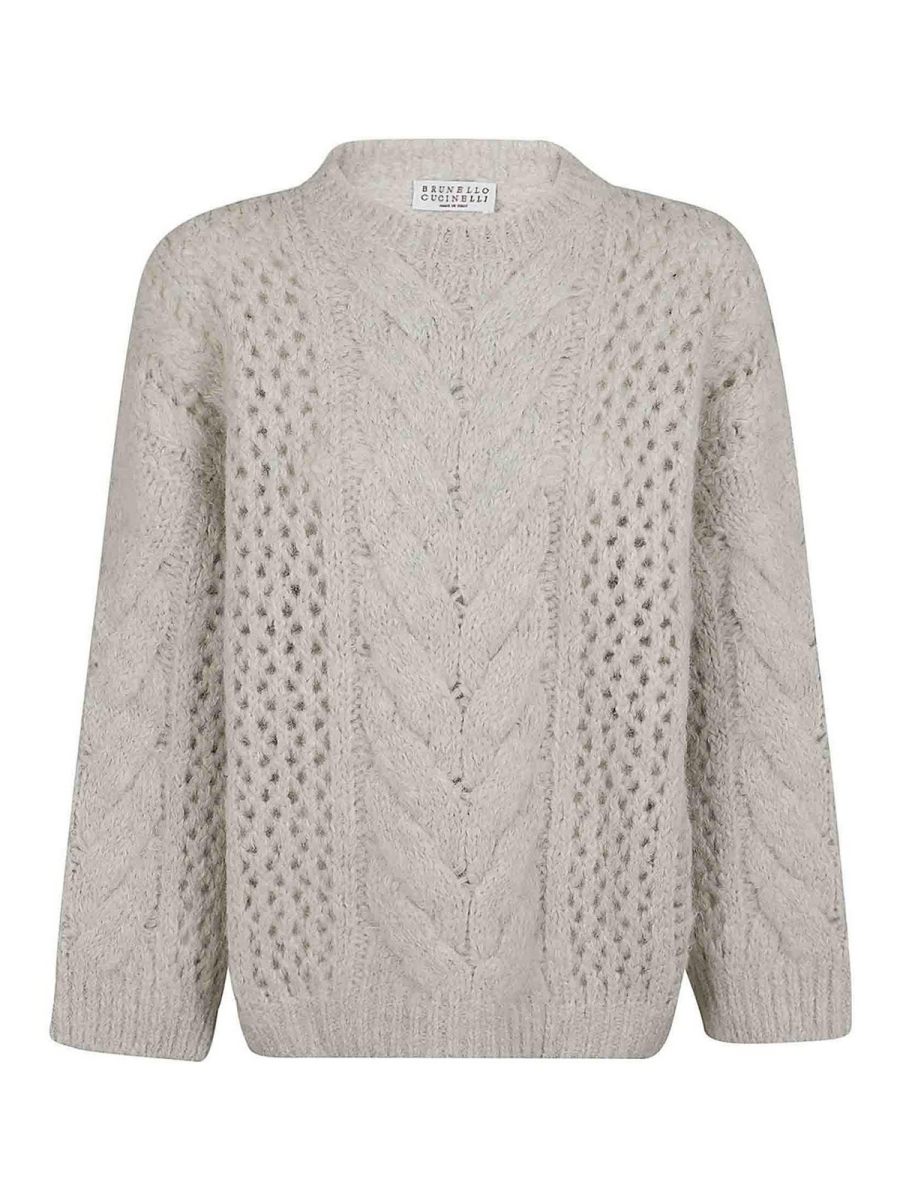 Brunello Cucinelli Pull Col Bateau - Noir