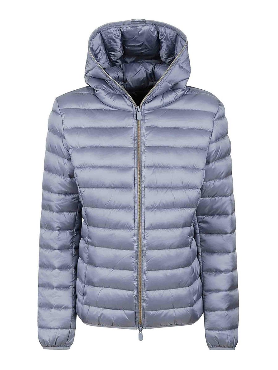 Save the Duck Manteau Au Genou - Bleu Clair