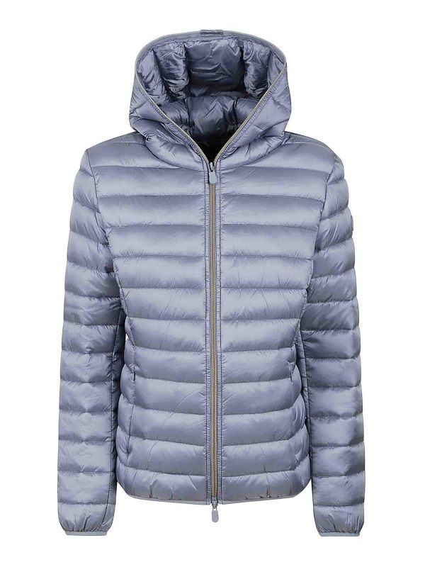 Save the Duck Manteau Au Genou - Bleu Clair