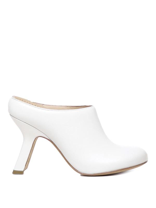 Loewe Mules - Blanc