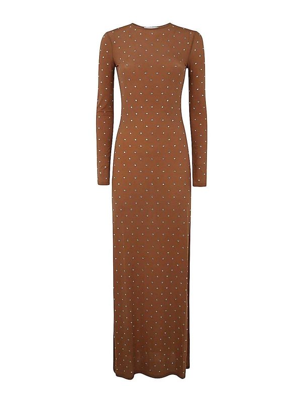 Rabanne Maxi Robe - Couleur Chair
