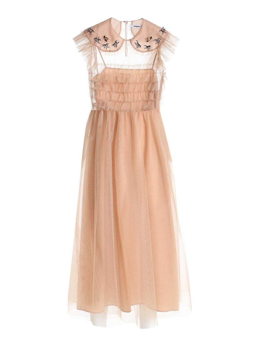 Vivetta Maxi Robe - Rose