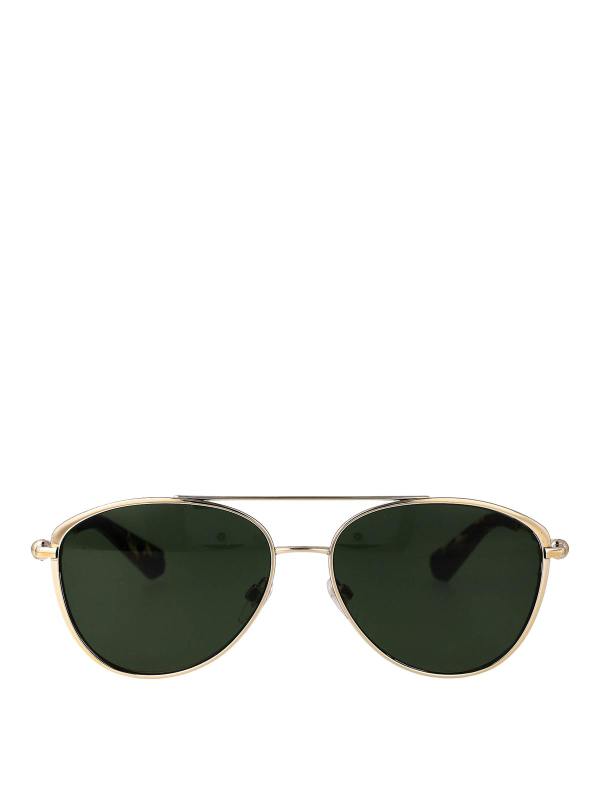 Burberry Lunettes De Soleil - Or