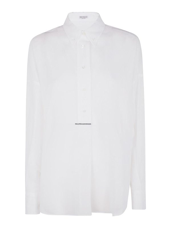 Brunello Cucinelli Chemise - Blanc