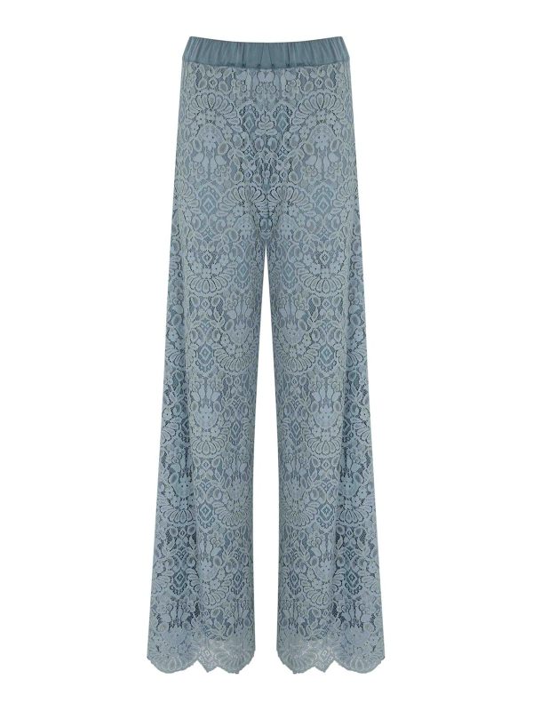 D. Exterior Pantalons Décontractés - Bleu