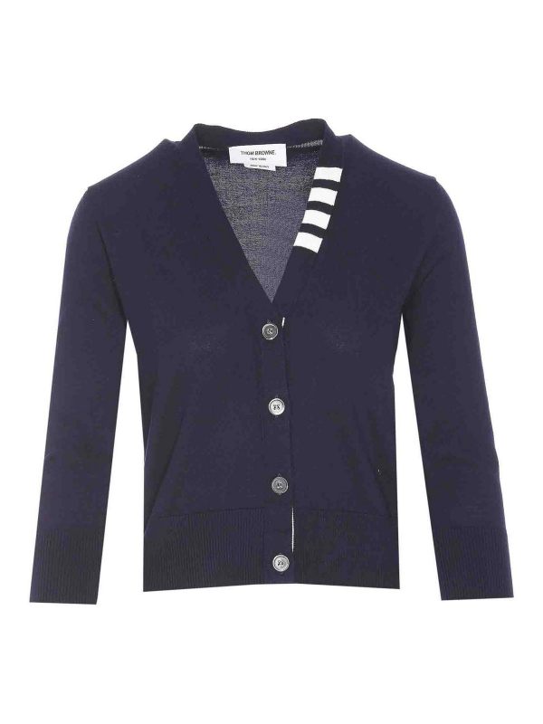 Thom Browne Cardigan - Bleu