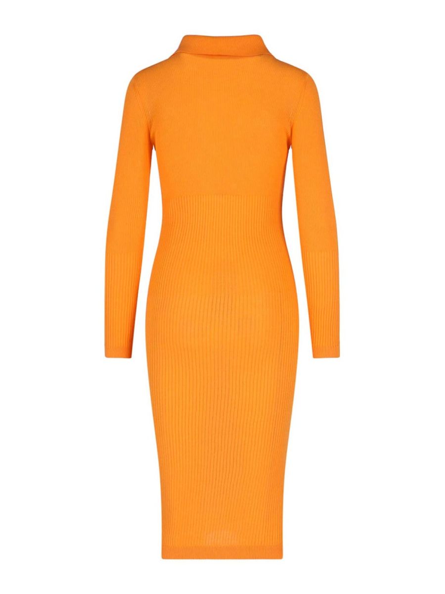 Patou Robe Au Genou - Orange