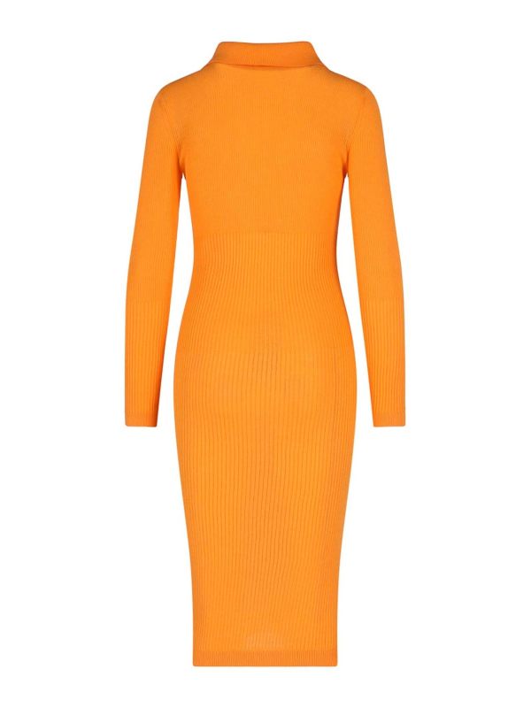 Patou Robe Au Genou - Orange