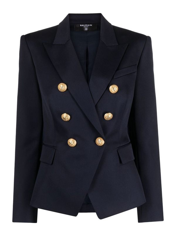 Balmain Blazer - Bleu