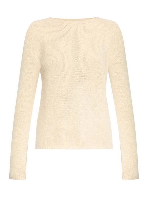 Blumarine Pull Col Rond - Crème