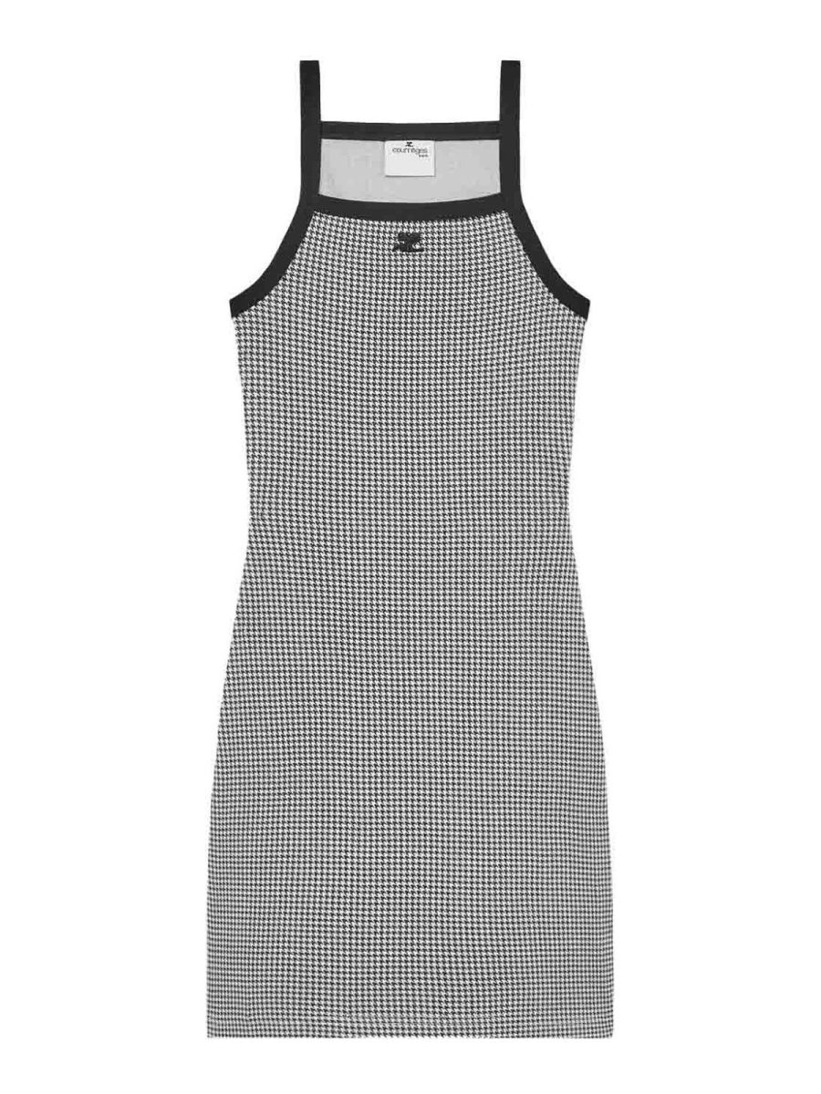 Courreges Robe Courte - Blanc