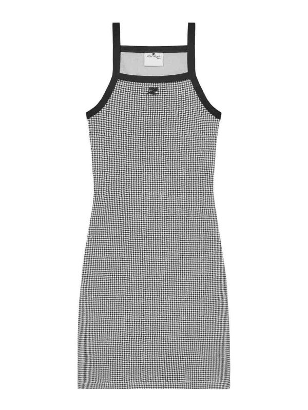 Courreges Robe Courte - Blanc