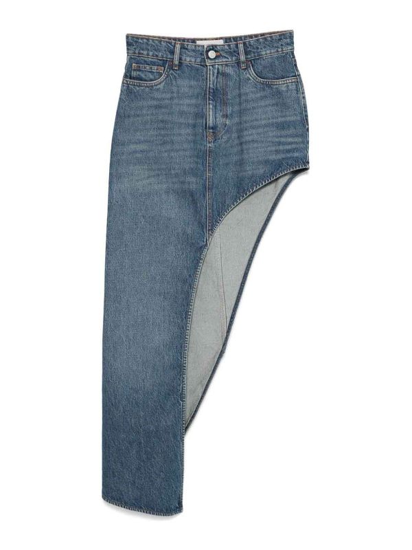 Coperni Jupe Midi - Bleu