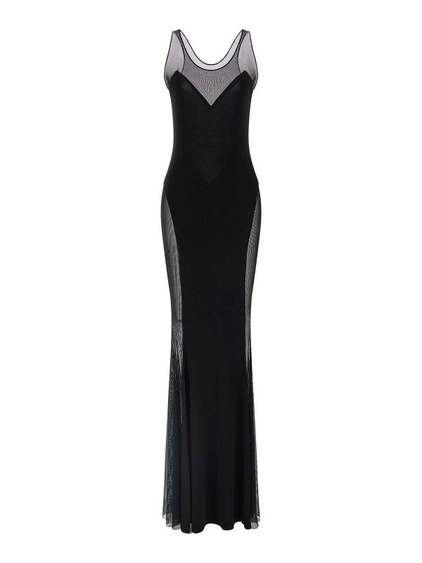 Norma Kamali Robe Au Genou - Noir